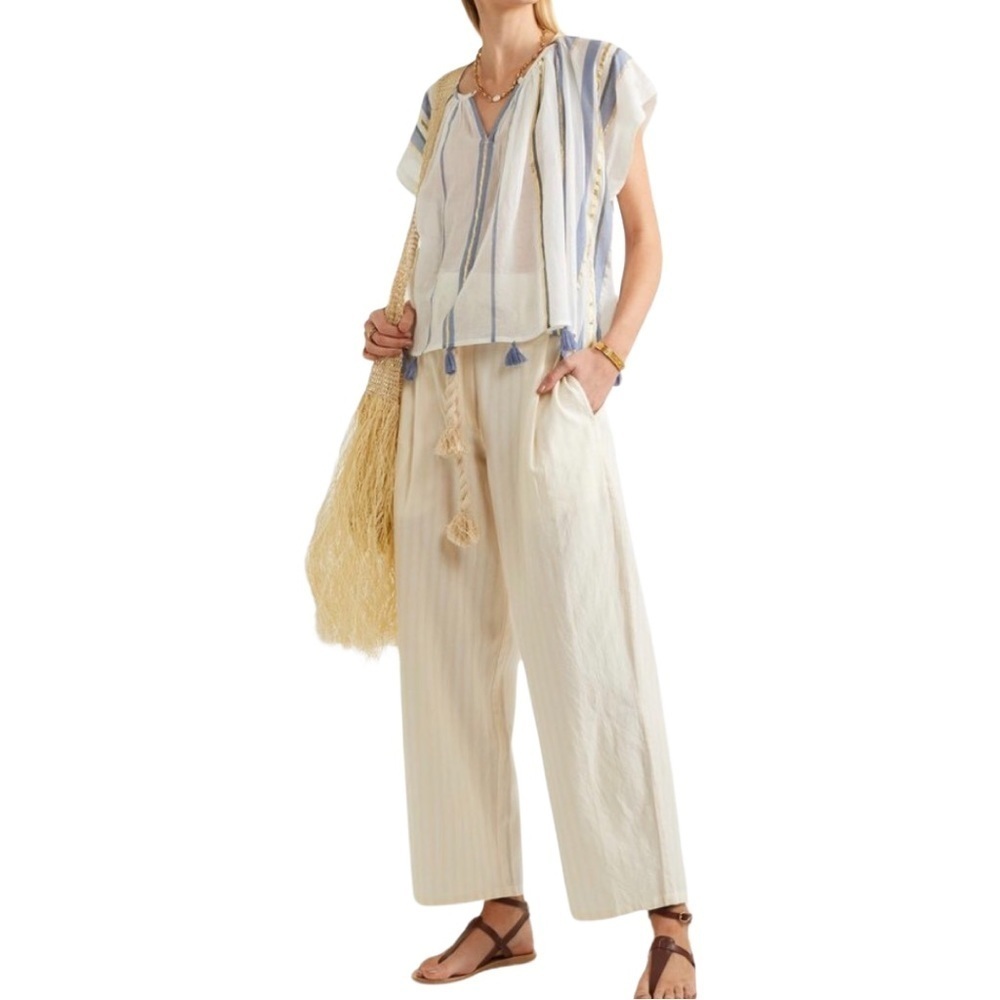 MES DEMOISELLES “Azur” Top in Blue Combo